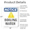 Signmission Boiling Water, 18 in W x Rectangle, Plastic OS-2PACK-NS-P-1824-V-10377 - alternate 2